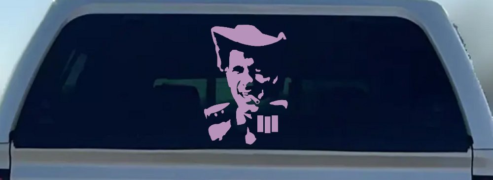 Hank III With Cigarette Car or Truck Window Decal Sticker