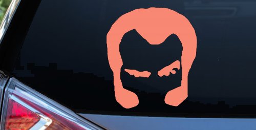 Unknown Hinson Hair And Sideburns Car or Truck Window Decal Sticker