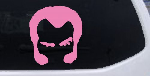 Unknown Hinson Hair And Sideburns Car or Truck Window Decal Sticker