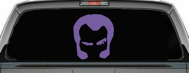 Unknown Hinson Hair And Sideburns Car or Truck Window Decal Sticker