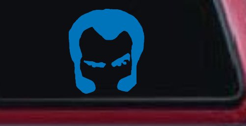Unknown Hinson Hair And Sideburns Car or Truck Window Decal Sticker