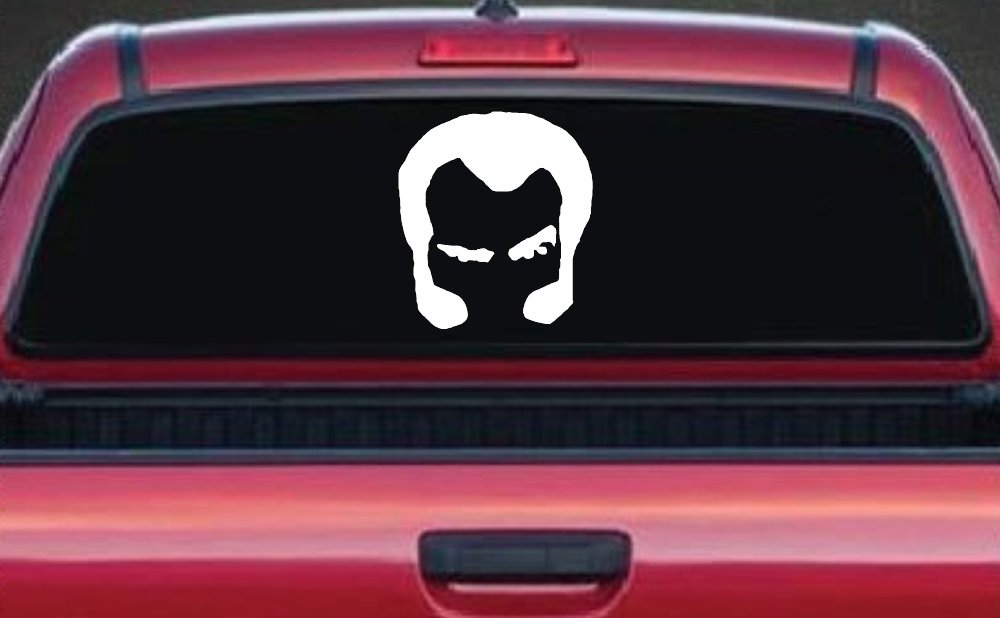 Unknown Hinson Hair And Sideburns Car or Truck Window Decal Sticker