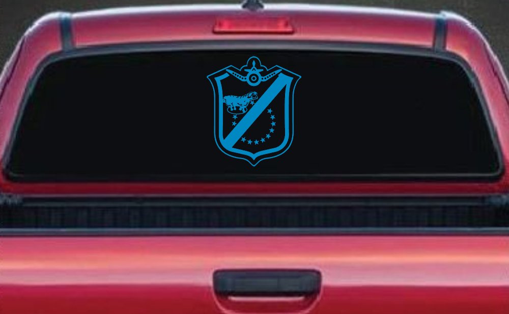 Black Sheep Shield Only Car or Truck Window Vinyl Decal Sticker (Blue)