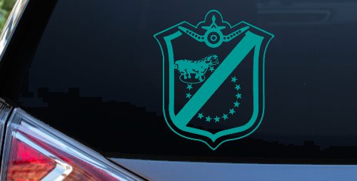 Black Sheep Shield Only Car or Truck Window Vinyl Decal Sticker (Turquoise)