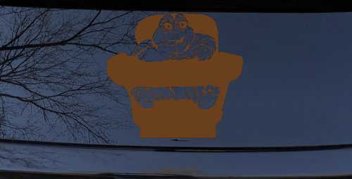 Baby Sinclair Dinosaurs High Chair Car or Truck Window Decal Sticker (Copper)