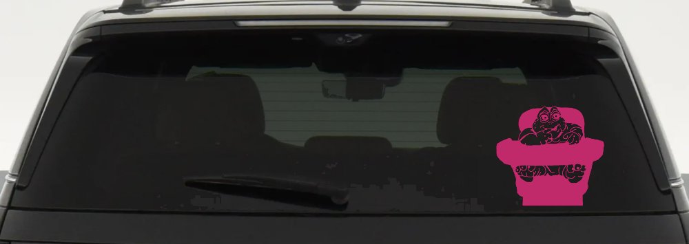 Baby Sinclair Dinosaurs High Chair Car or Truck Window Decal Sticker