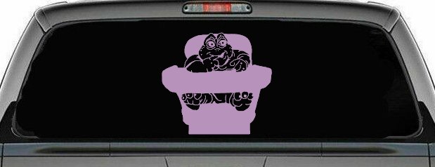 Baby Sinclair Dinosaurs High Chair Car or Truck Window Decal Sticker