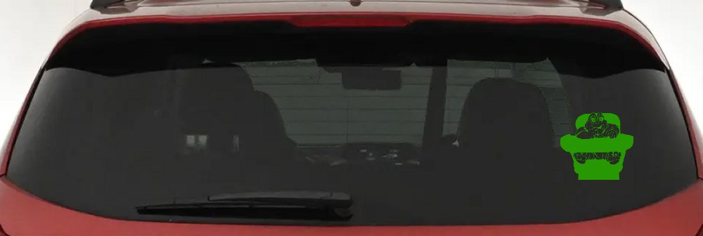 Baby Sinclair Dinosaurs High Chair Car or Truck Window Decal Sticker