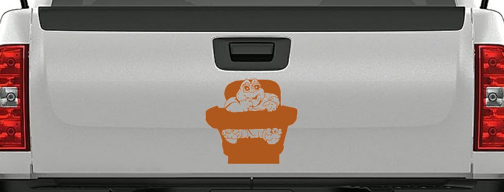 Baby Sinclair Dinosaurs High Chair Car or Truck Window Decal Sticker (Nut Brown)