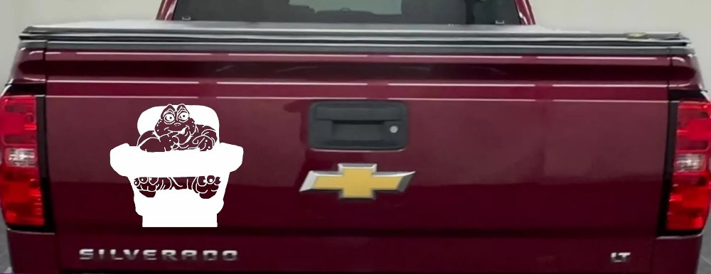 Baby Sinclair Dinosaurs High Chair Car or Truck Window Decal Sticker