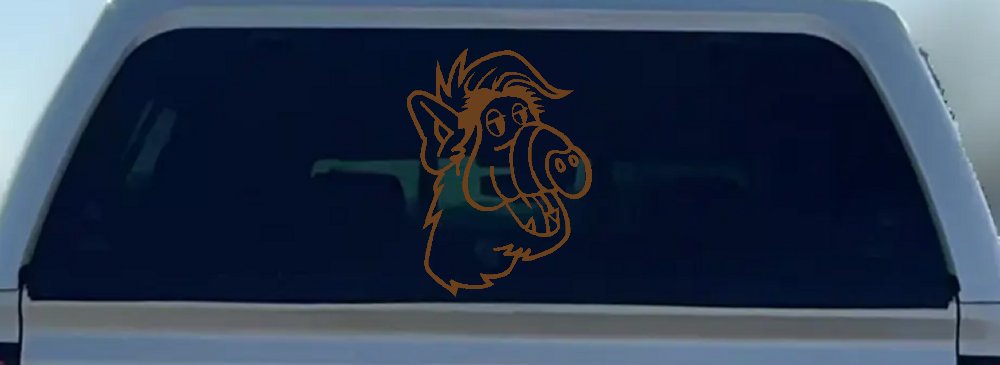 Alf Car or Truck Window Decal Sticker (Copper)