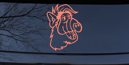 Alf Car or Truck Window Decal Sticker (Coral)