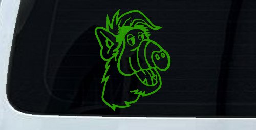 Alf Car or Truck Window Vinyl Decal Sticker (Lime)