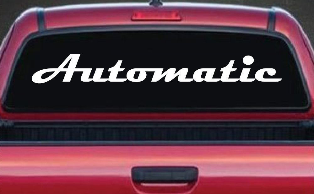 Automatic Car or Truck Window Decal Sticker
