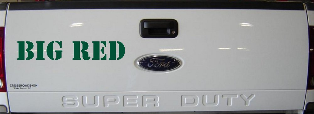 Big Red Special Orders Car or Truck Window Decal Sticker
