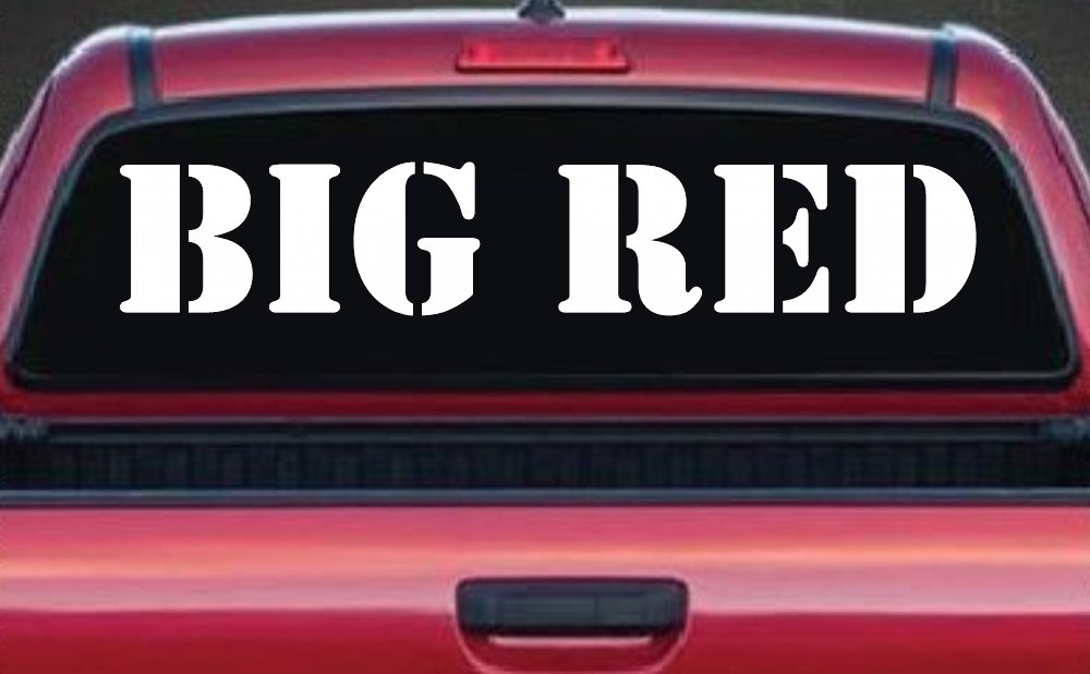 Big Red Special Orders Car or Truck Window Decal Sticker