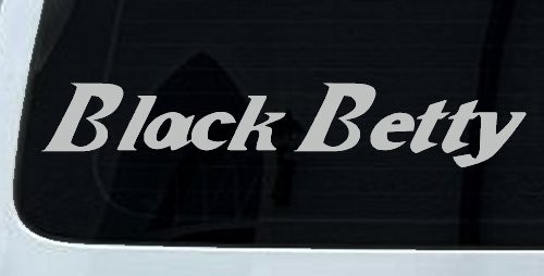 Black Betty Car or Truck Window Decal Sticker