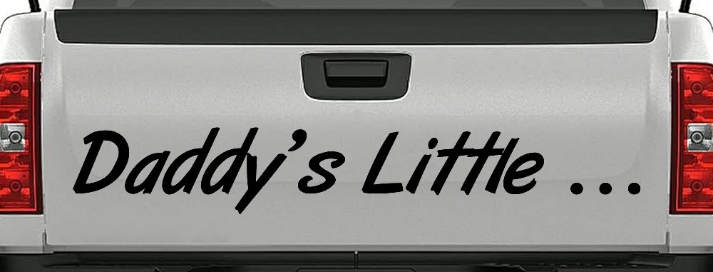 Daddys Little Car or Truck Window Decal Sticker