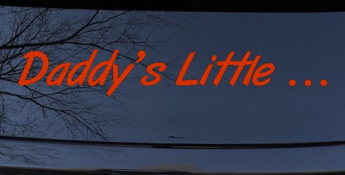 Daddys Little Car or Truck Window Decal Sticker