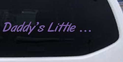 Daddys Little Car or Truck Window Decal Sticker