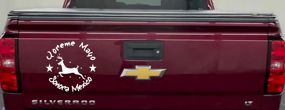 Yoreme Mayo Sonora Mexico Car or Truck Window Decal Sticker