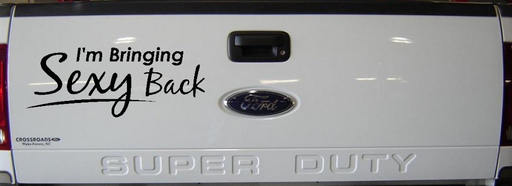 Im Bringing Sexy Back Car or Truck Window Decal Sticker