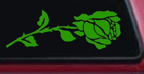 Rose Flower Car or Truck Window Decal Sticker