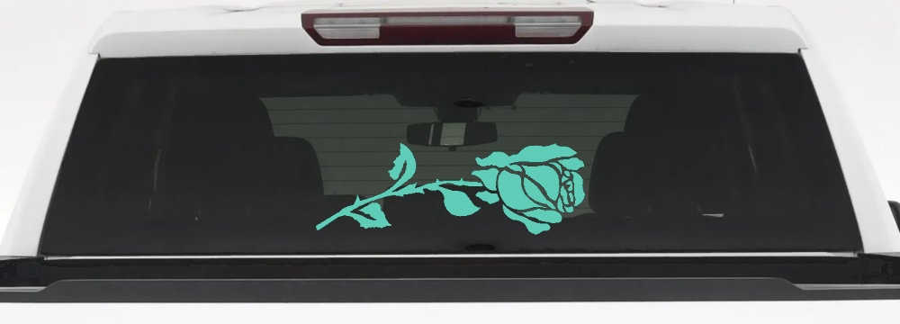 Rose Flower Car or Truck Window Decal Sticker