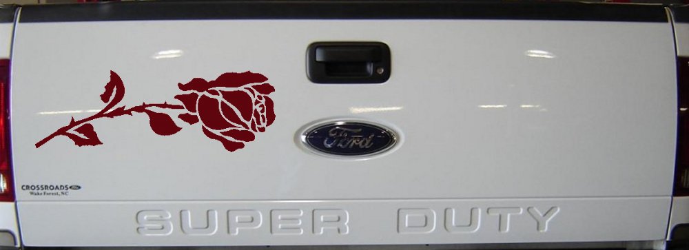 Rose Flower Car or Truck Window Decal Sticker