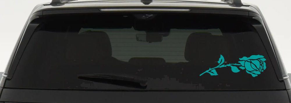 Rose Flower Car or Truck Window Decal Sticker