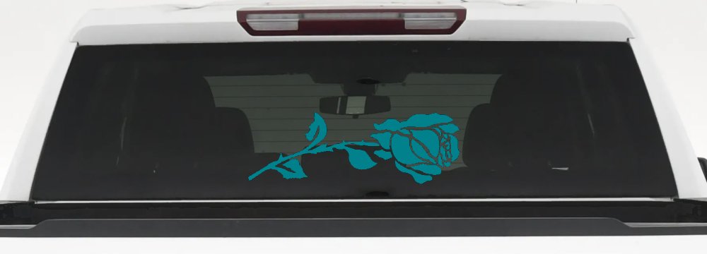 Rose Flower Car or Truck Window Decal Sticker