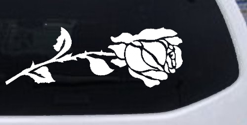 Rose Flower Car or Truck Window Decal Sticker