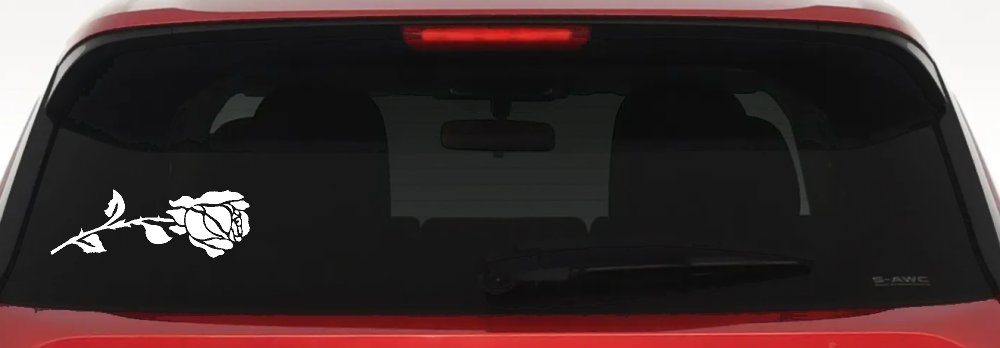 Rose Flower Car or Truck Window Decal Sticker