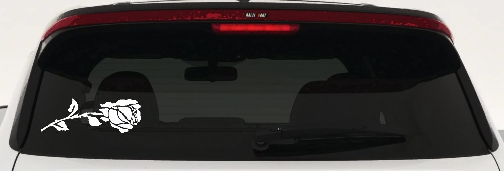 Rose Flower Car or Truck Window Decal Sticker