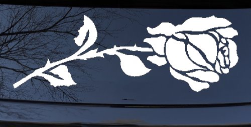 Rose Flower Car or Truck Window Decal Sticker