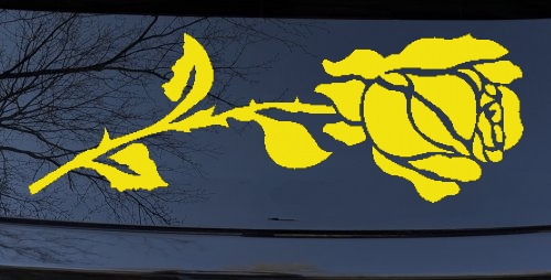 Rose Flower Car or Truck Window Decal Sticker