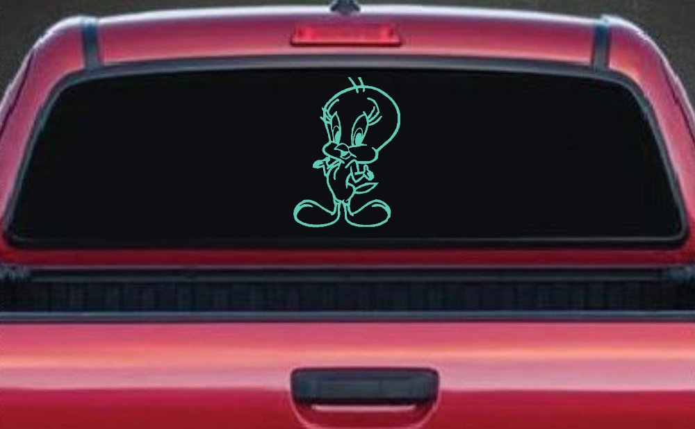 Tweety Bird  Cartoon Car or Truck Window Decal Sticker