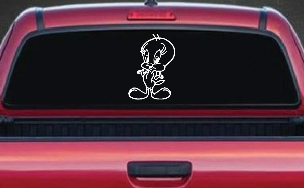 Tweety Bird  Cartoon Car or Truck Window Decal Sticker