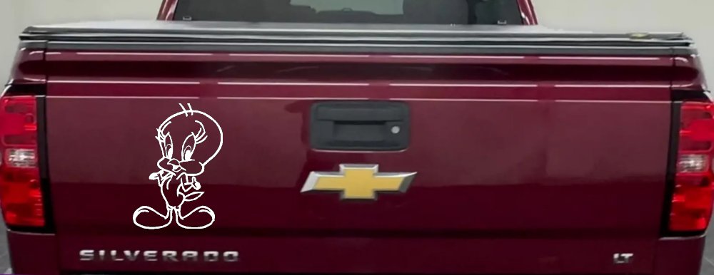 Tweety Bird  Cartoon Car or Truck Window Decal Sticker