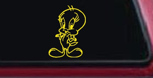 Tweety Bird  Cartoon Car or Truck Window Decal Sticker