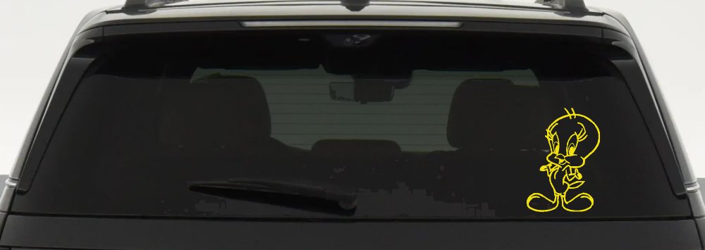 Tweety Bird  Cartoon Car or Truck Window Decal Sticker