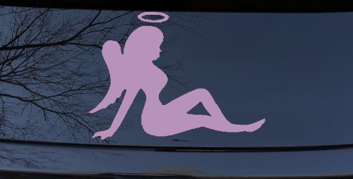 Mud Flap Women Angel with Halo Car or Truck Window Decal Sticker