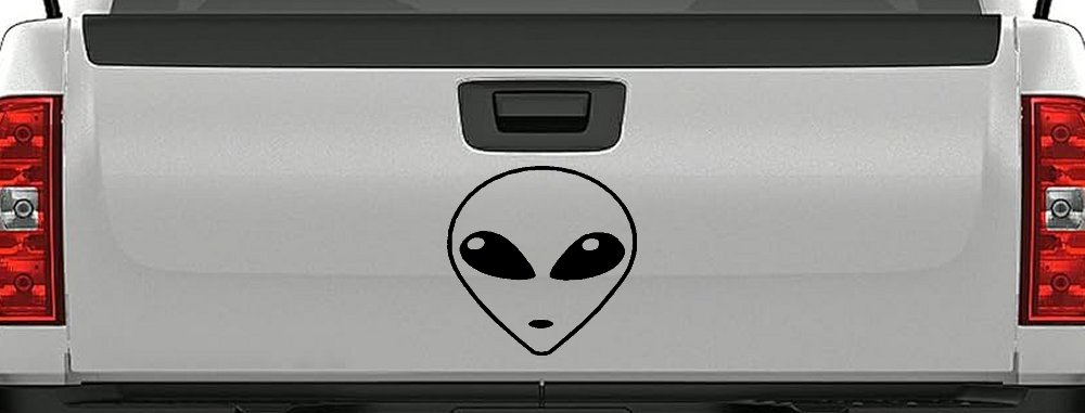 Alien Head Sci Fi Car or Truck Window Decal Sticker