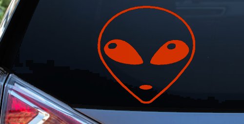 Alien Head Sci Fi Car or Truck Window Decal Sticker