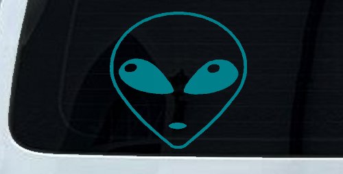 Alien Head Sci Fi Car or Truck Window Decal Sticker