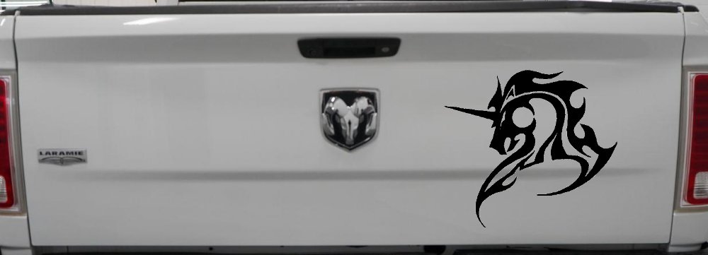Tribal Unicorn Car or Truck Window Decal Sticker