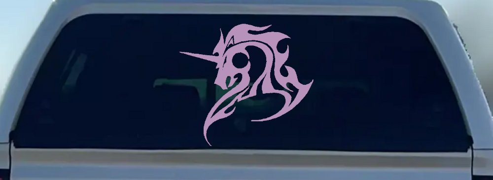 Tribal Unicorn Car or Truck Window Decal Sticker