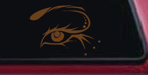 Eye Car or Truck Window Decal Sticker (Copper)
