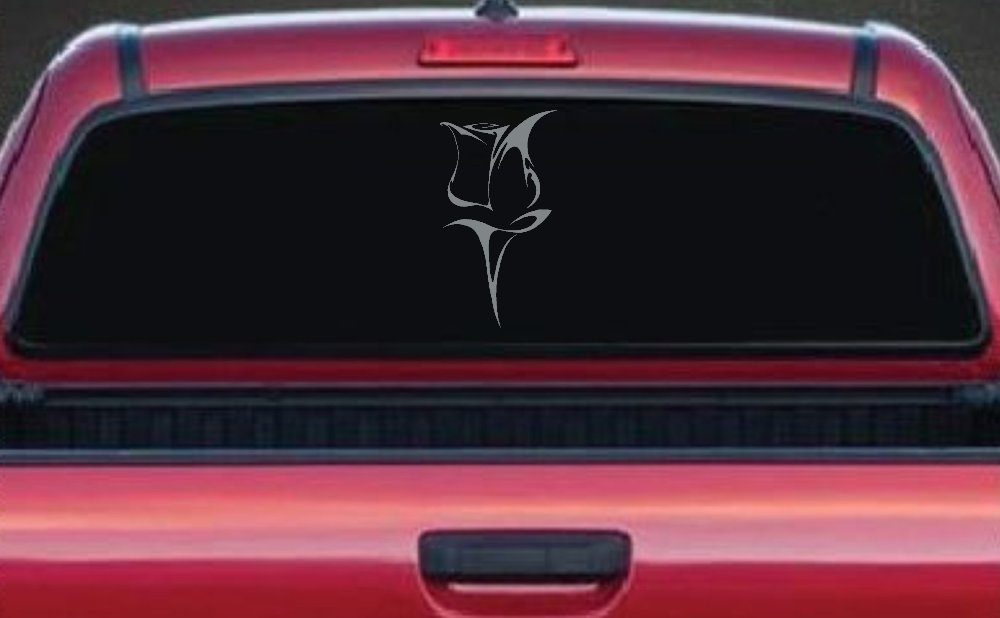 Tulip Rose Flower Car or Truck Window Decal Sticker