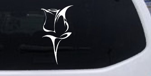 Tulip Rose Flower Car or Truck Window Decal Sticker